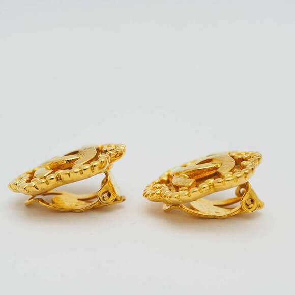 CHANEL Authentic Gold Earrings